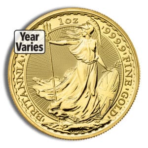 1 oz Gold Britannia – .9999 Fine Gold Coin