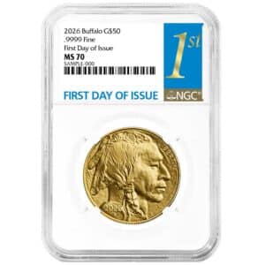 2026 1 oz American Gold Buffalo MS70 | NGC First Day of Issue