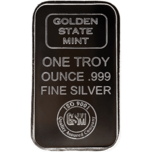 1 oz Silver Bar – GSM