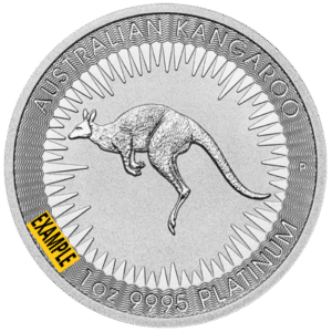 1 oz Australian Platinum Kangaroo Coin