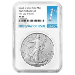 2026 American Silver Eagle NGC MS70 First Day (W)